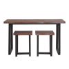 Jennings - Live Edge 3 Piece Counter Set - Brown