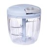 900ML Manual Meat Mincer Garlic Chopper Rotate Garlic Press Crusher Vegetable Onion Cutter Kitchen Cooking Accessories